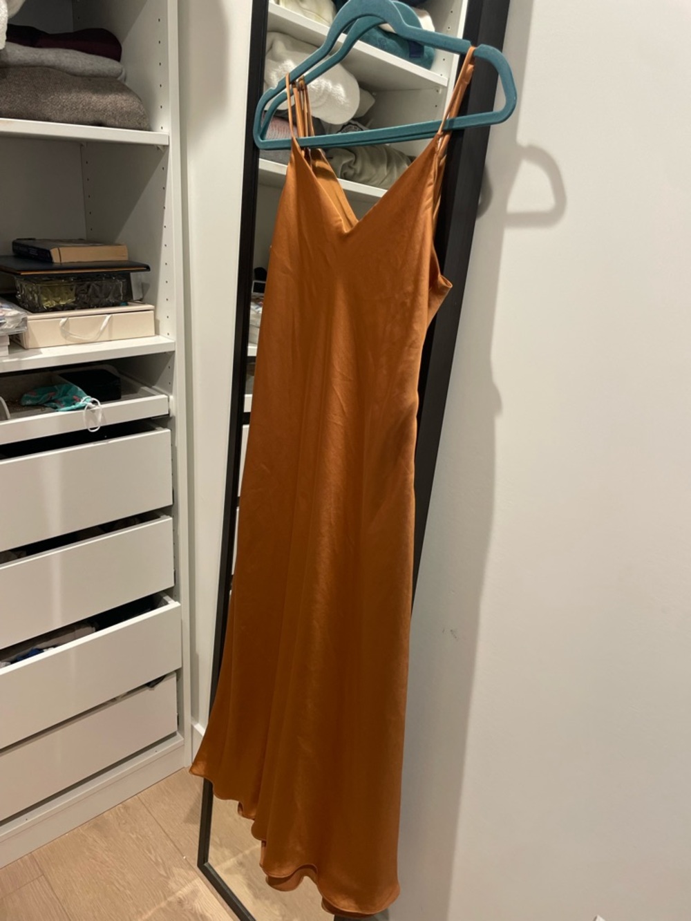 Hatch maternity Maxi Dress in Burnt Orange - Women size 2